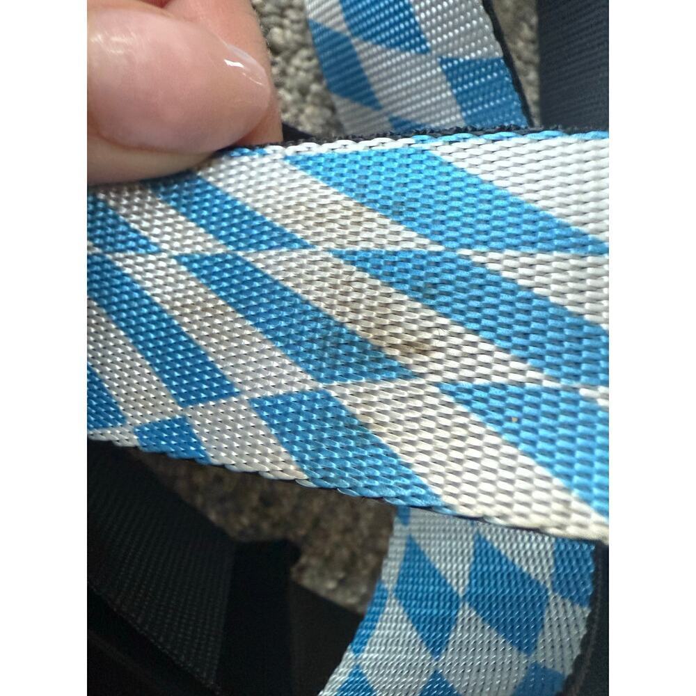 Neff blue checkered belt‎ men’s L - Picture 3 of 4